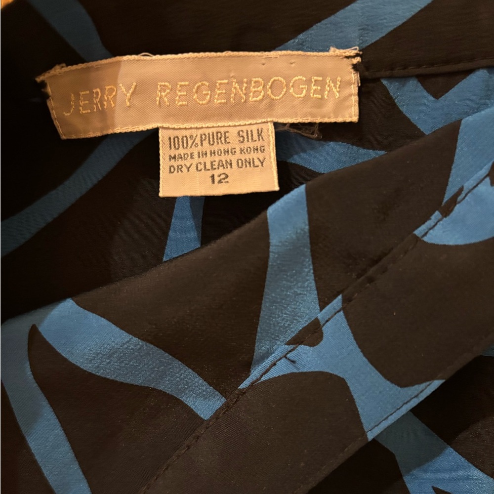 Vintage 100% Silk Skirt - Picture 2 of 4